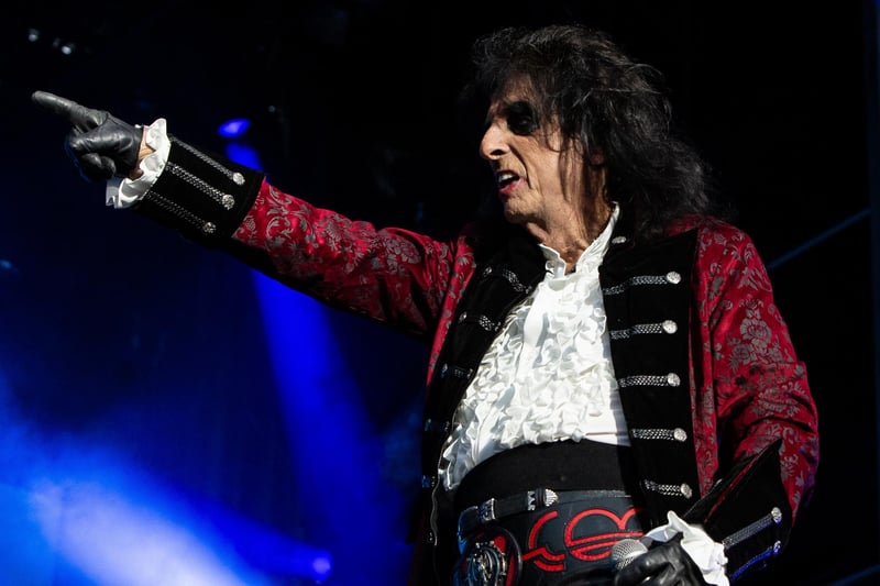 Alice Cooper of Hollywood Vampires at Scarborough Open Air Theatre. Picture: Mick Burgess