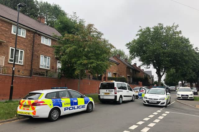 Firth Park stabbings: Police said they woukd have an 'increased presence' in the area for the rest of the weekend.