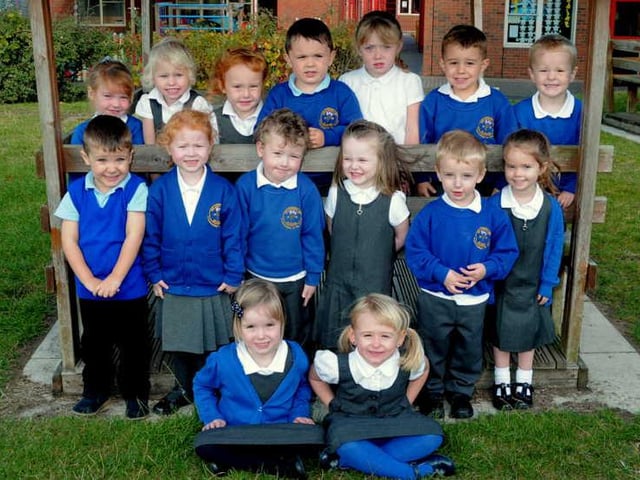 The reception students in 2015