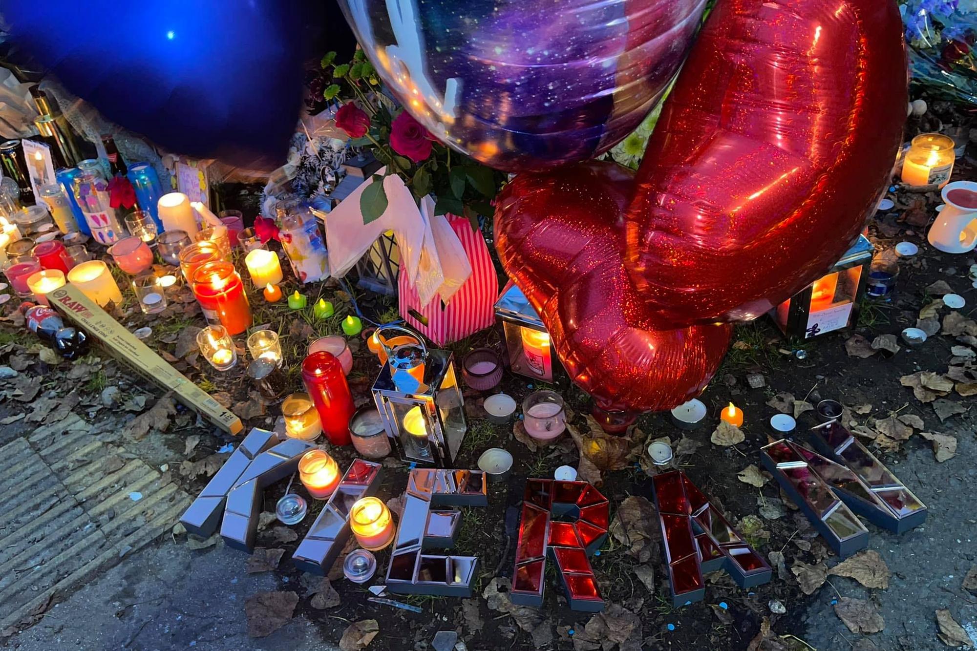 Photos from the vigil from Jordan Thomas.