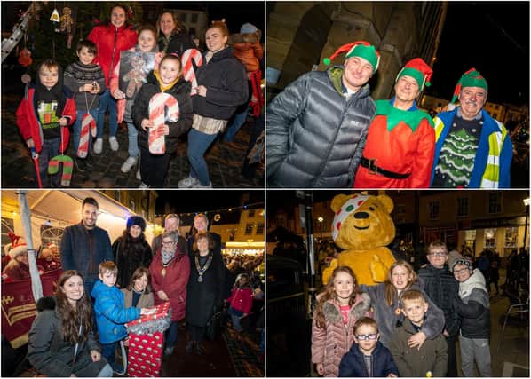 Christmas lights switch-on in Alnwick.