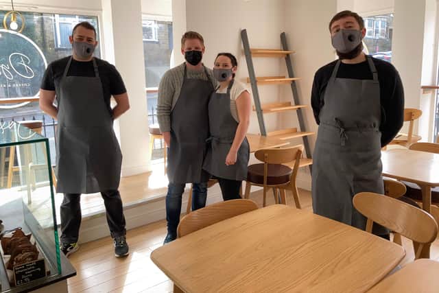 Alice Cassinelli and the team at Dysh on Ecclesall Road.