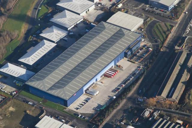 The 151,000sq ft unit off Sheffield Road in Rotherham is currently being used by the Royal Mail Group Limited (photo: InfraRed Capital Partners Ltd.).