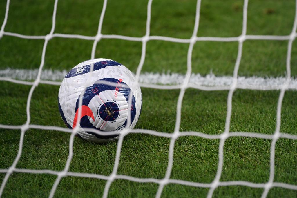 Premier League match ball. (Photo by Gareth Copley/Getty Images)