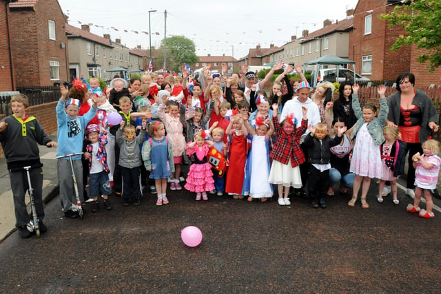 These Horsley Hill residents dressed up in red, white and blue to mark the Royal Wedding in 2011. Are you in the picture?