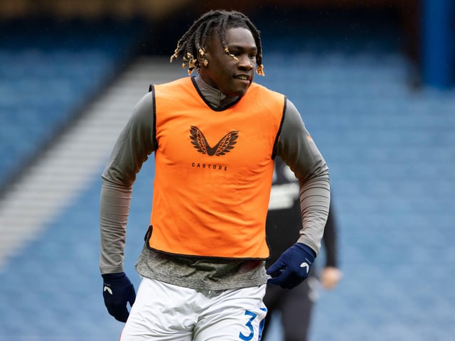 With Jack Simpson not in Rangers’ Europa League squad, centre-back duty for the powerful full-back seems on the cards.