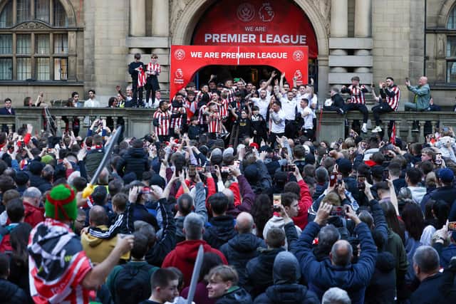 Sheffield United are set to officially rejoin the Premier League next month, after being promoted from the Championship: Darren Staples/Sportimage