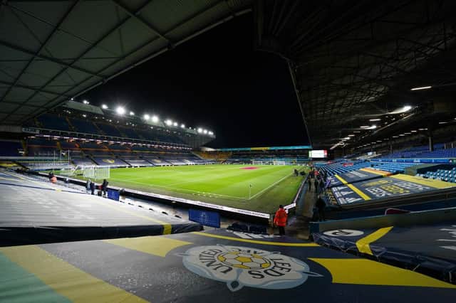 Elland Road, the home of Leeds United Football Club. (Photo by Jon Super - Pool/Getty Images)