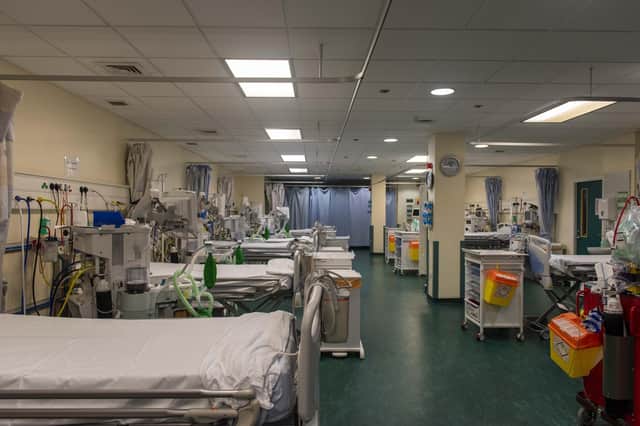 A first look inside the Royal Infirmary of Edinburgh hospital as they prepare for patients with the Covid-19 Coronavirus.