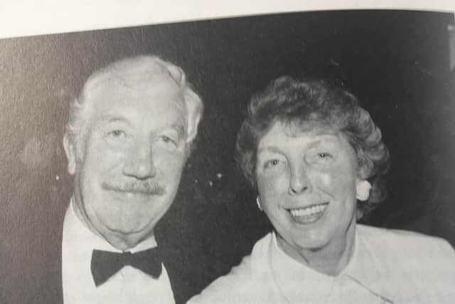 Sylvia Dooley pictured with her husband, Derek.