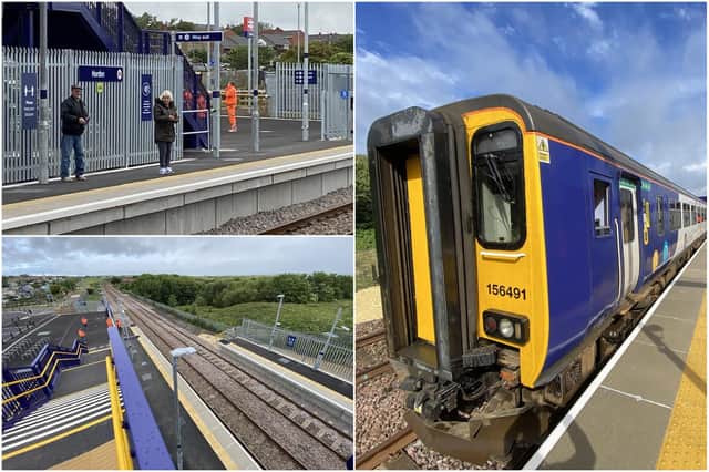 Trains have started to use the new stop in Horden, with the cost of the station put at £10.55 million.