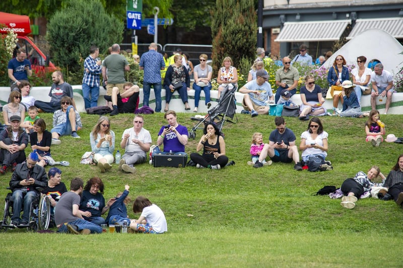 Fans enjoying the Fringe at Tramlines. There will be a stage at Devonshire Green once again this year
