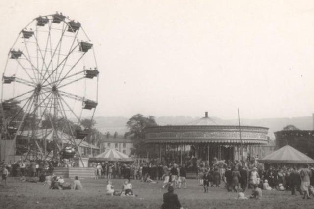 Hillsborough Fair, in Hillsborough Park, Sheffield, in 1944