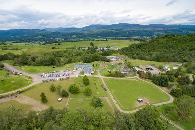 Auchingarrich Wildlife Centre occupies 131 acres in the Perthshire countryside, on the outskirts of Comrie and close to Crieff