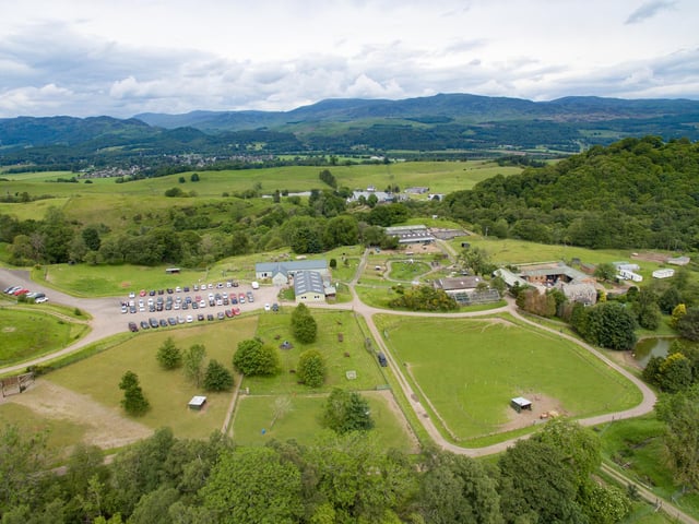 Auchingarrich Wildlife Centre occupies 131 acres in the Perthshire countryside, on the outskirts of Comrie and close to Crieff