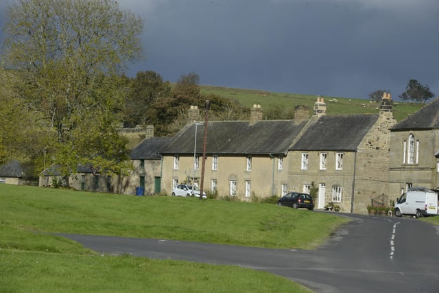 Elsdon is a tiny countryside village surrounded by woodland and fields.