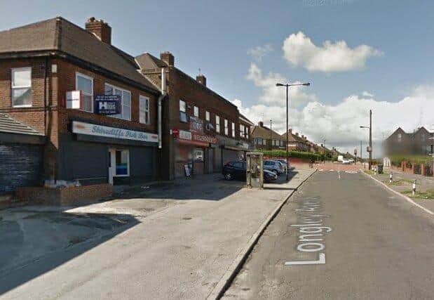 Police sealed off Longley Avenue West in Shirecliffe.