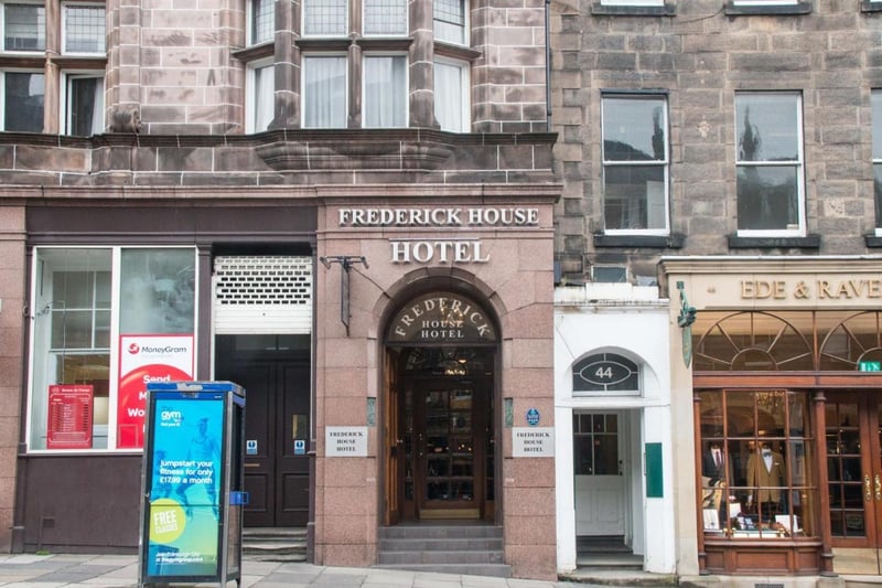 On Frederick Street in the middle of central Edinburgh, just 15 minutes' walk from Waverley Station, the Frederick House Hotel offers modern rooms in a traditional Georgian townhouse. £291 will get you a double room for a weekend during the festivals.