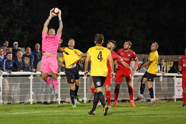 The experienced goalkeeper put in a man of the match performance  against Woking and kept his first clean sheet.