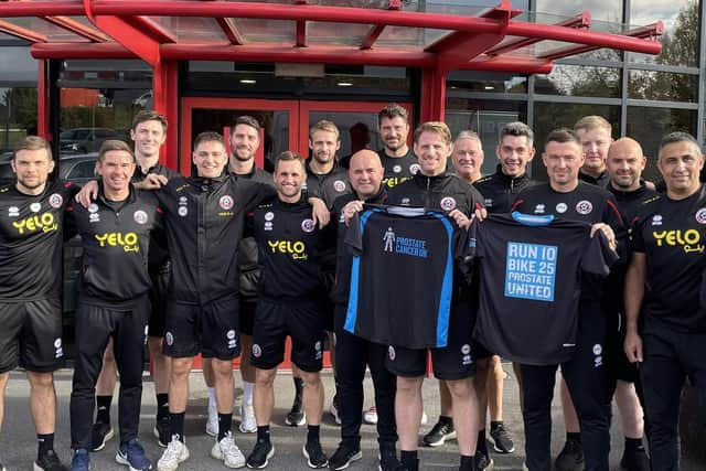 Sheffield United's staff are reaching the end of their fundraising effort for Prostate Cancer UK