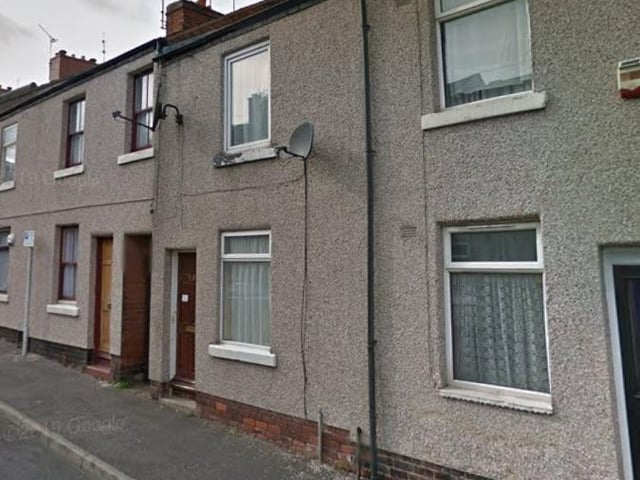 This two bedroom terrace is currently rented out for £355 per calendar month. Marketed by David Blount Ltd, 01623 377023.