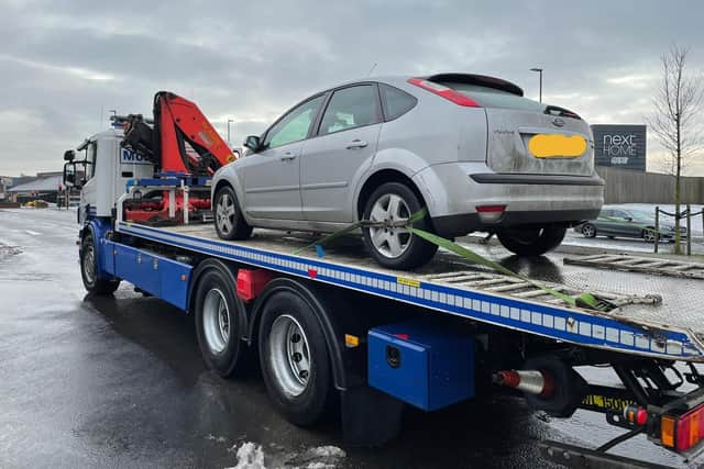 Police spotted the car at the Costa Coffee drive-through near Meadowhall.