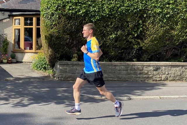 Richard ran 40 miles a week for The Children's Hospital Charity