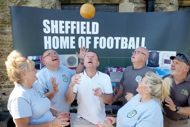 Members of the Sheffield Home of Football Charity