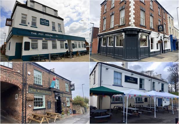 Some of the top 11 pubs in Hartlepoo based on Google ratings.