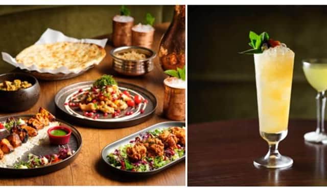 Delicious food and drinks.