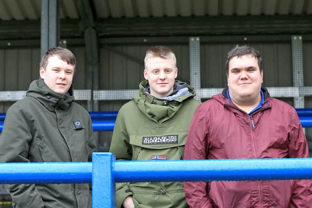 Spireites fans pictured in the away end at the Crabble Stadium on Saturday, March 14, 2020. The country went into lockdown two days later and Chesterfield supporters have not been able to attend a game home or away since.