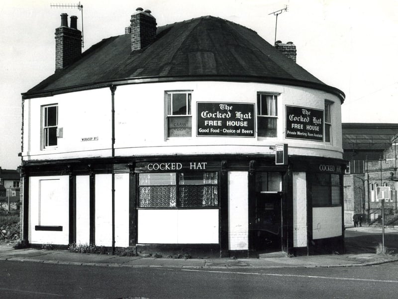 The Cocked Hat Pub at Attercliffe in 1981