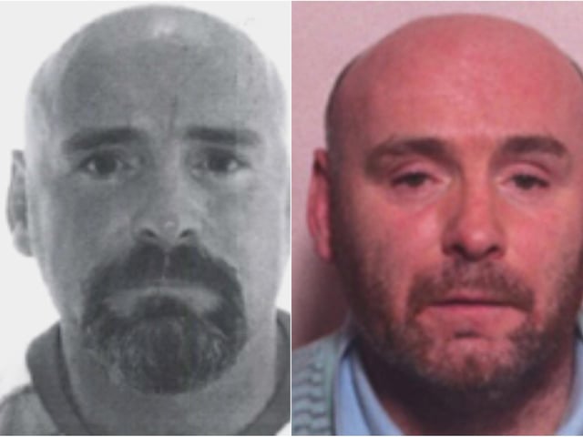 Ferguson is sought in connection with the murder of Thomas Cameron who was shot on 28 June 2007 at the Auchinairn Tavern, Bishopbriggs near Glasgow. Picture: Police Scotland.