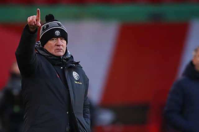Sheffield United manager Chris Wilder: Photo: Simon Bellis/Sportimage