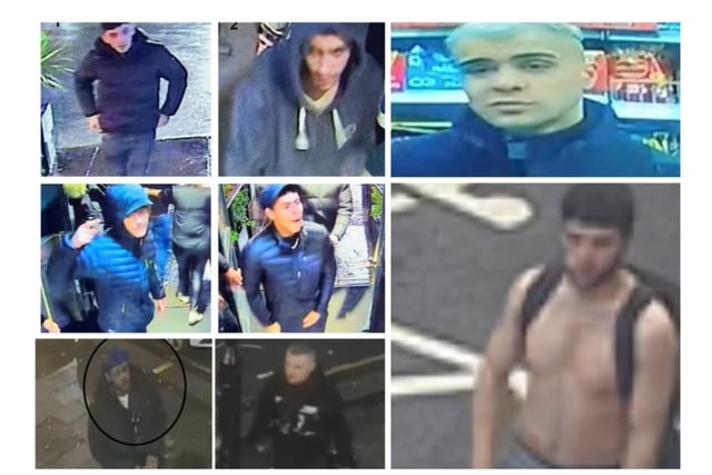 South Yorkshire Police want to find these men as part of investigations into a range of incidents