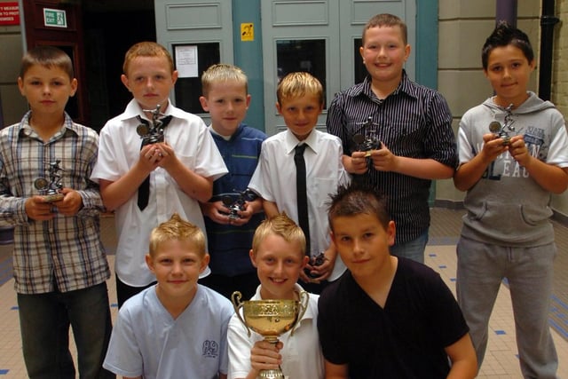 Football trophy presentations at the Borough Hall in June 2009. Are you pictured?