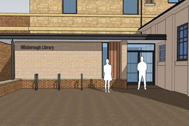 Hillsborough Library Changing Places plans. Sheffield Council has revealed detailed plans to build an accessible Changing Places toilet next to the historic Grade II listed Hillsborough Library.