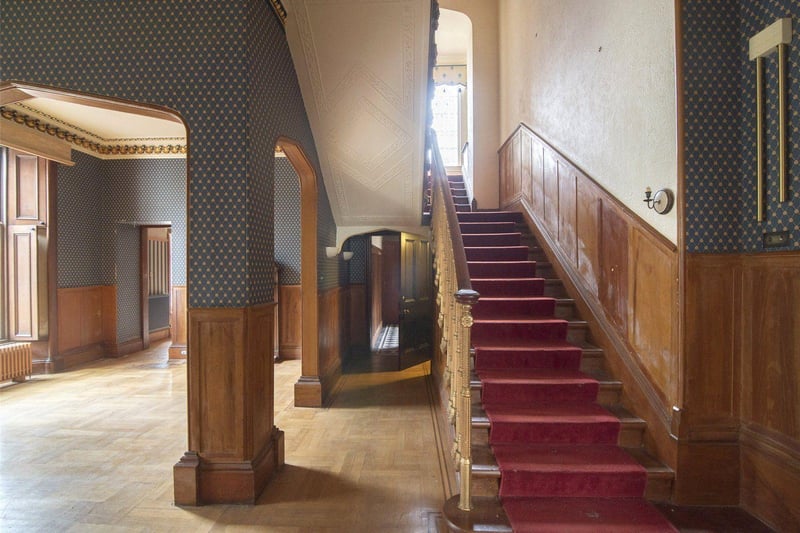 Hall and staircase.