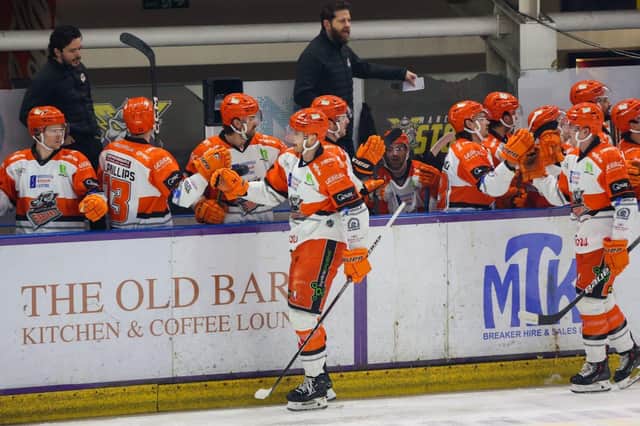 Sheffield Steelers' bench - is it strong enough to win the league? Picture: Dean Woolley