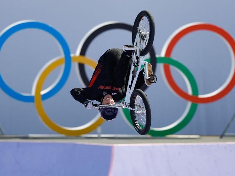 The Gateshead born cyclist took the silver medal for Team GB after an impressive performance in BMX freestyle.
