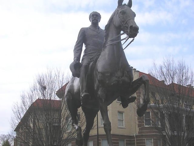 Castleman was a confederate soldier who was very vocal about segregation between black and white people. His statue was removed in Louisville, the day after the BLM protest took place in Bristol