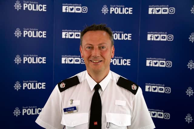 Retiring South Yorkshire Police Superintendent Paul McCurry