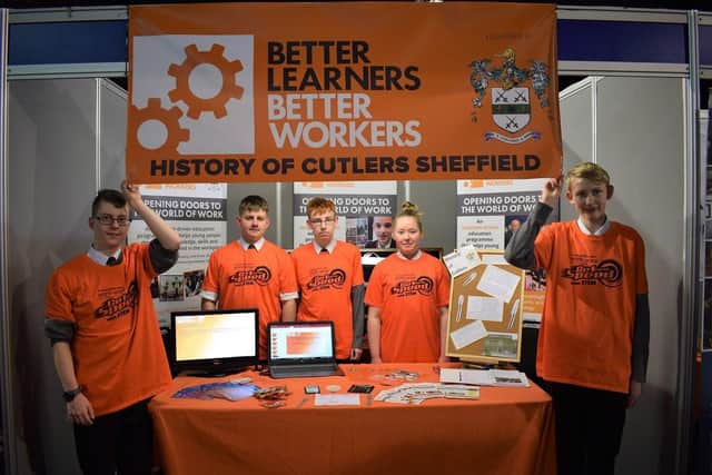 BLBW Ambassadors from Stocksbridge High School at GUTS, the interactive engineering event held annually at Magna