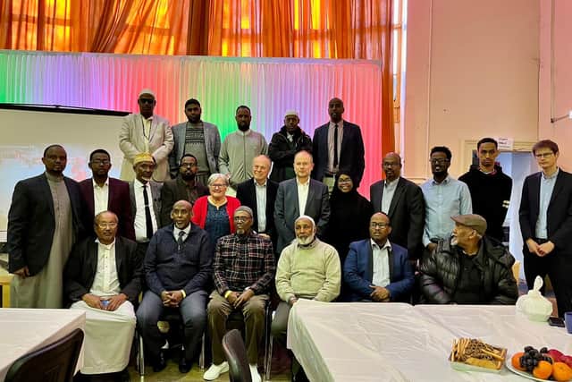 Councillor, MPs and Somaliland community members met at the ISRAAC centre, Sheffield.
