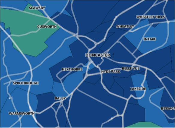 Doncaster's coronavirus infection rates.