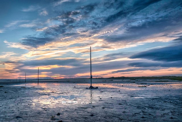 A fabulous sky over Holy Island, captured by Jane Coltman.