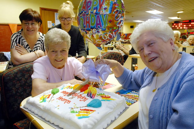 A happy birthday at Hearns Bingo in Jarrow in 2007 and they celebrated the 10th anniversary with a cake. But who do you recognise in the photo?