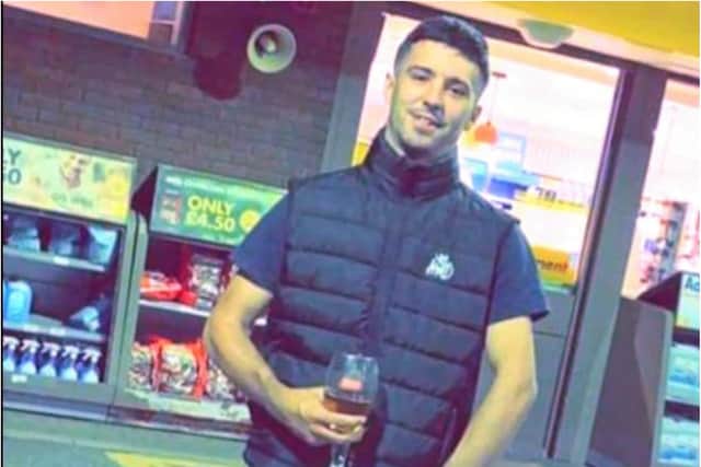 Shane Williams died in a motorbike crash in Rotherham after he lost control and struck trees at the side of the road