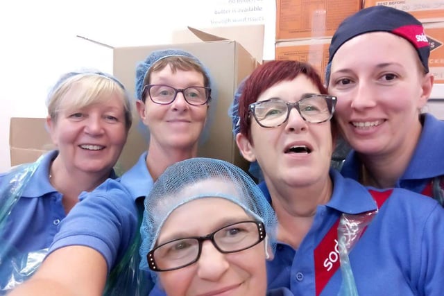 NHS hero pictures. Catering staff at DRI.