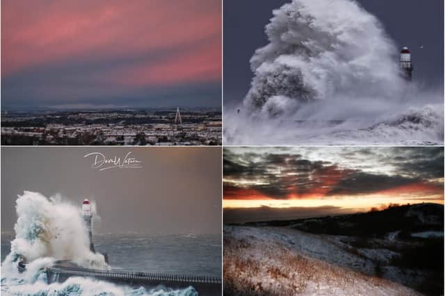 The cold temperatures and wild weather made for some dramatic pictures in Sunderland. Pictures: Ian Maggiore, Dave Watson and Phil Wright.